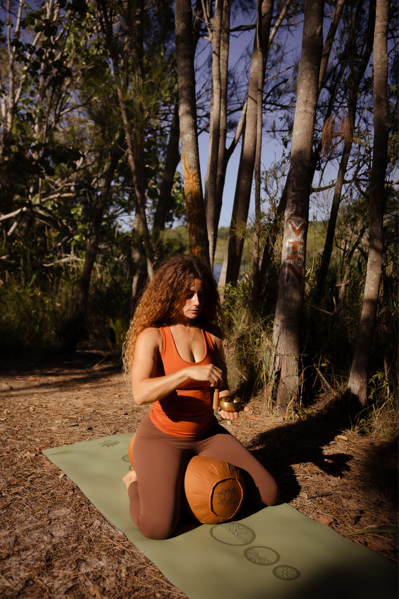 Round Lotus Yoga Bolster