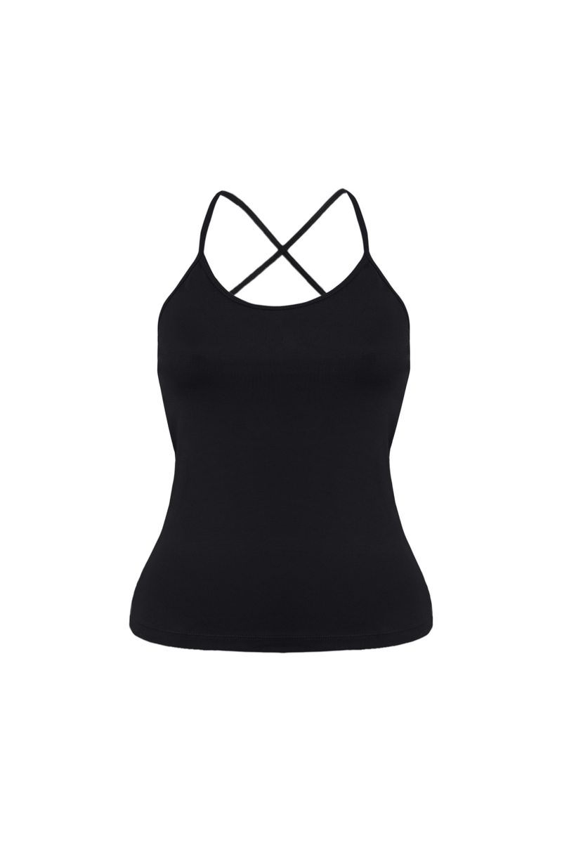 Divine Wear™ Turtle Dove Yoga and Pilates Tank Top - Black