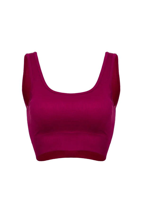 Divine Wear™ Seamless "Hibiscus" Crop Top
