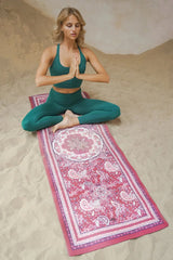 Divine Essentials™ Miracle Yoga and Pilates Mat - Paisley Earth Print (6mm)