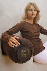 Round Lotus Yoga Bolster