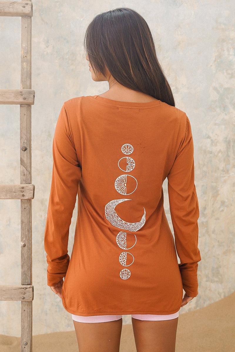 Divine Wear™ Splendour Earth Long Sleeve Top