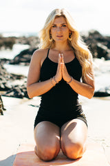 Divine Wear™ Turtle Dove Yoga and Pilates Tank Top - Black