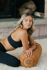 Round Lotus Yoga Bolster
