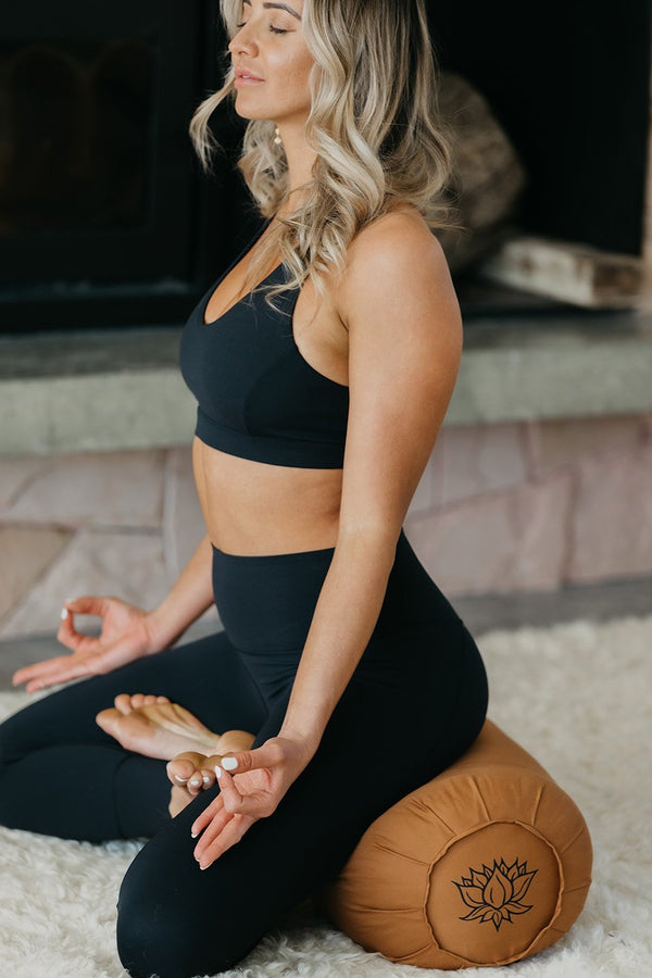 Round Lotus Yoga Bolster