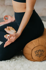 Round Lotus Yoga Bolster