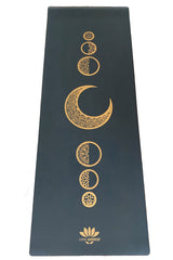 Divine Essentials™ - "Luna" Natural Rubber Yoga Fitness Mat - Gold (5mm)