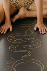 Serpent Yoga Mat Gold 5mm