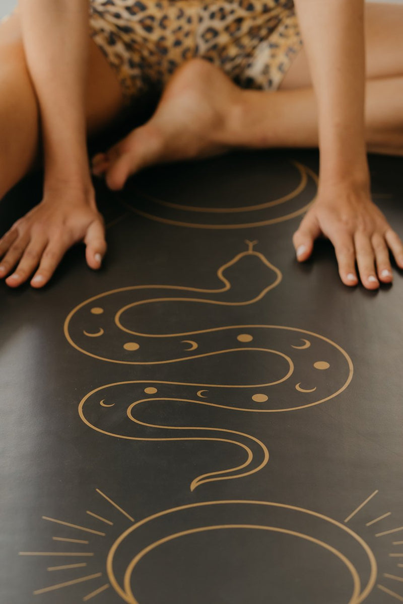 Serpent Yoga Mat Gold 5mm