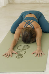 Divine Essentials™ - "Luna" Premium Rubber Yoga Fitness Mat - Olive (5mm)