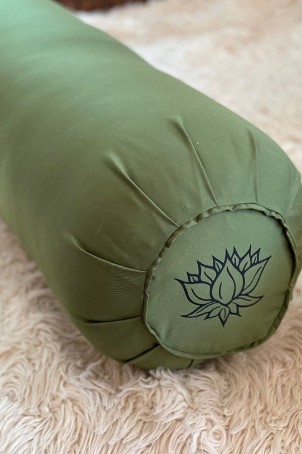 Divine Essentials ™  Round Lotus Yoga Bolster