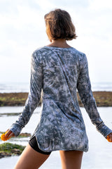 Divine Wear™ Splendour Tie Dye Long Sleeve Top