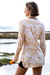 Divine Wear™ Splendour Tie Dye Long Sleeve Top